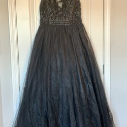 Envious by Karishma Creations Black Prom Quinceanera, Formal Dress