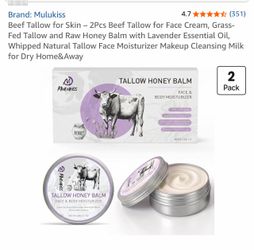 Brand new Beef Tallow for Skin – 2Pcs Beef Tallow for Face Cream