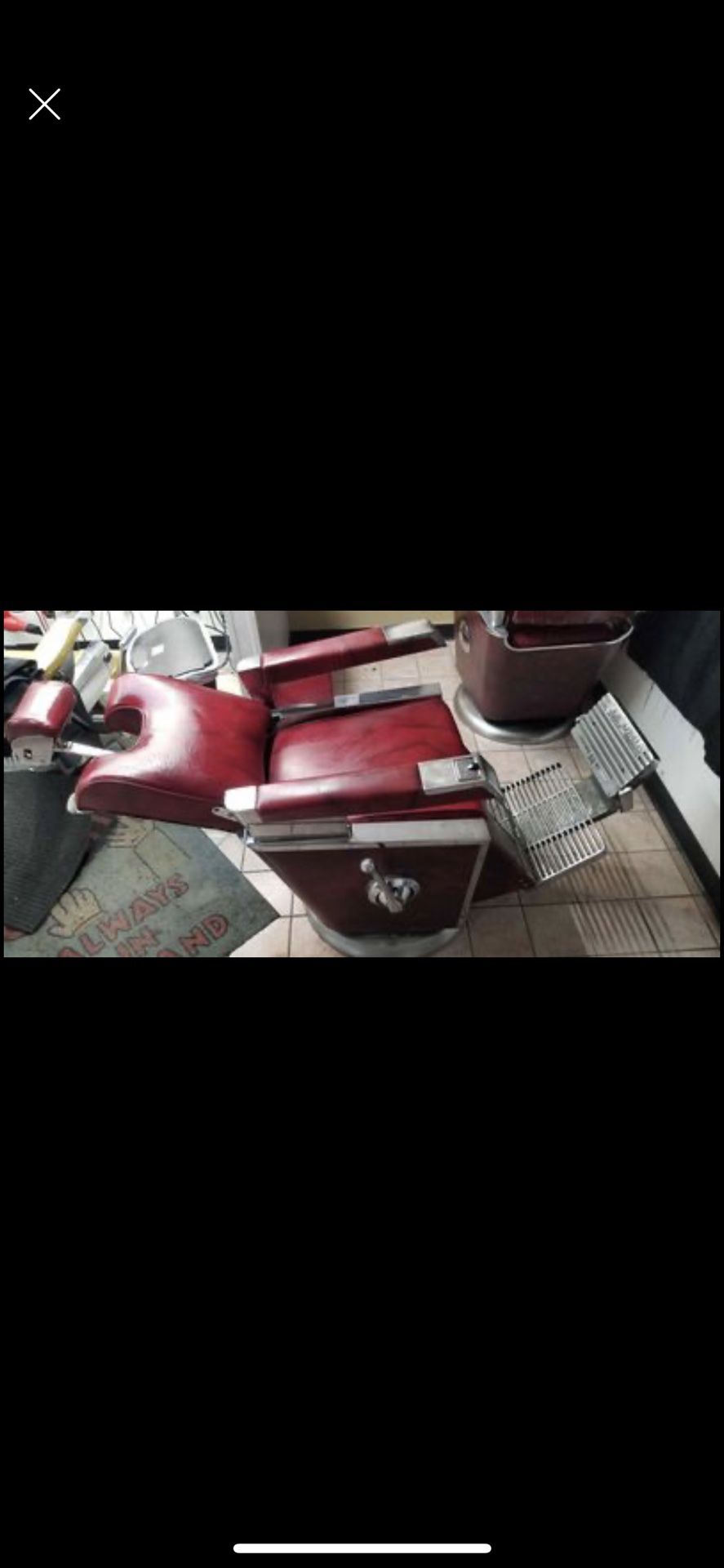 $2100 OBO  Vintage (2) 1962 Barber Chair , (1) Heavy Beauty Station,  (3) Salon Wall Stations, (3) floor Mats & Child Boosters