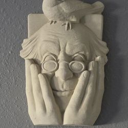 Stone Cast Birdwatcher Plaque 