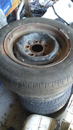 Vintage full size 14"GM rims