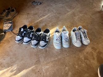 Lot of 4 Pairs of Sneakers Nike Adidas