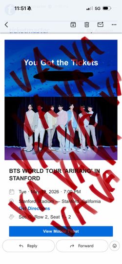 BTS WORLD TOUR (5/19) SELLING (1X) VIP SOUNDCHECK PACKAGE
