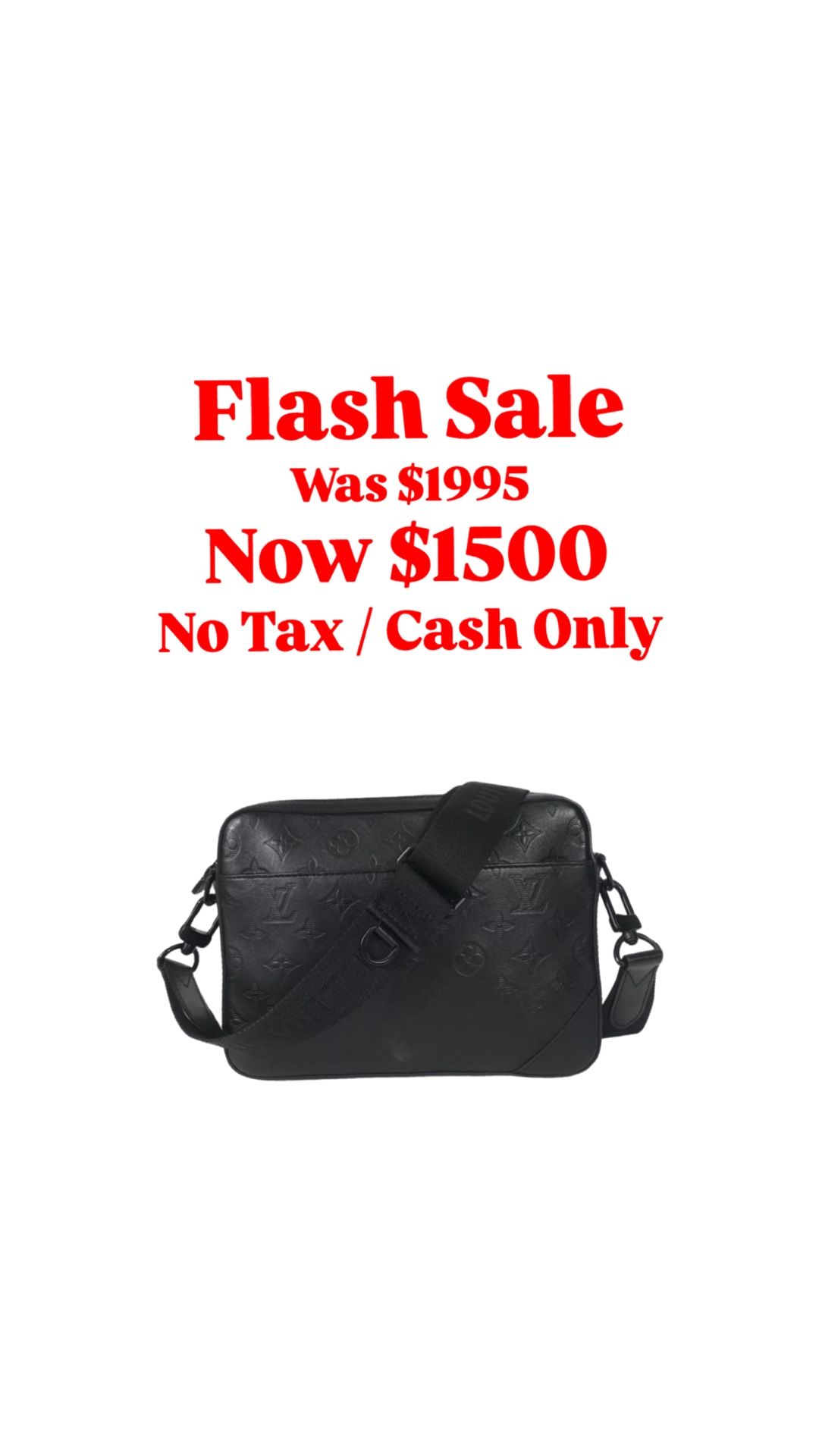 Louis Vuitton Messenger Duo Shadow Leather Bag