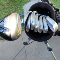 Lefty Golf Clubs LH And Bag