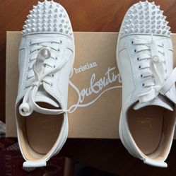 Christian Louboutin Louis Junior Spikes sneakers in white