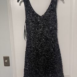 Amber blue Sequin Dress