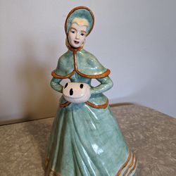 Vintage Holland Mold Ceramic Figure. Maker's Mark On The Bottom.