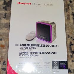 NEW (unopened box) HONEYWELL HOME SERIES 5 PORTABLE WIRELESS  DOORBELL