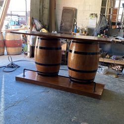 Barrel Bar New . Available For Sale $800