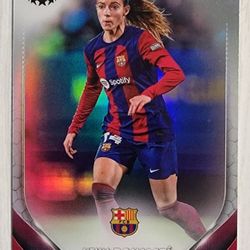 Aitana Bonmati 2024 Topps Chrome Refractor Soccer Card #1 FC Barcelona
Champions League