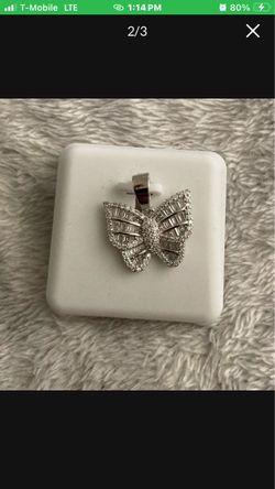 .925 butterfly pendent