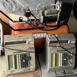 Two Cash Machine And Compressor 
