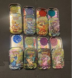 Pokemon empty tins