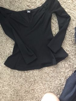 Super hot off shoulder black Blouse