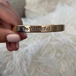 Inspirational Bangle “be-you-tiful” Brand New Never Worn 