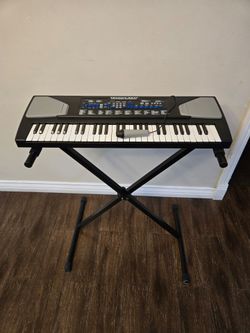 Techno-Beat Electronic Keyboard and Stand