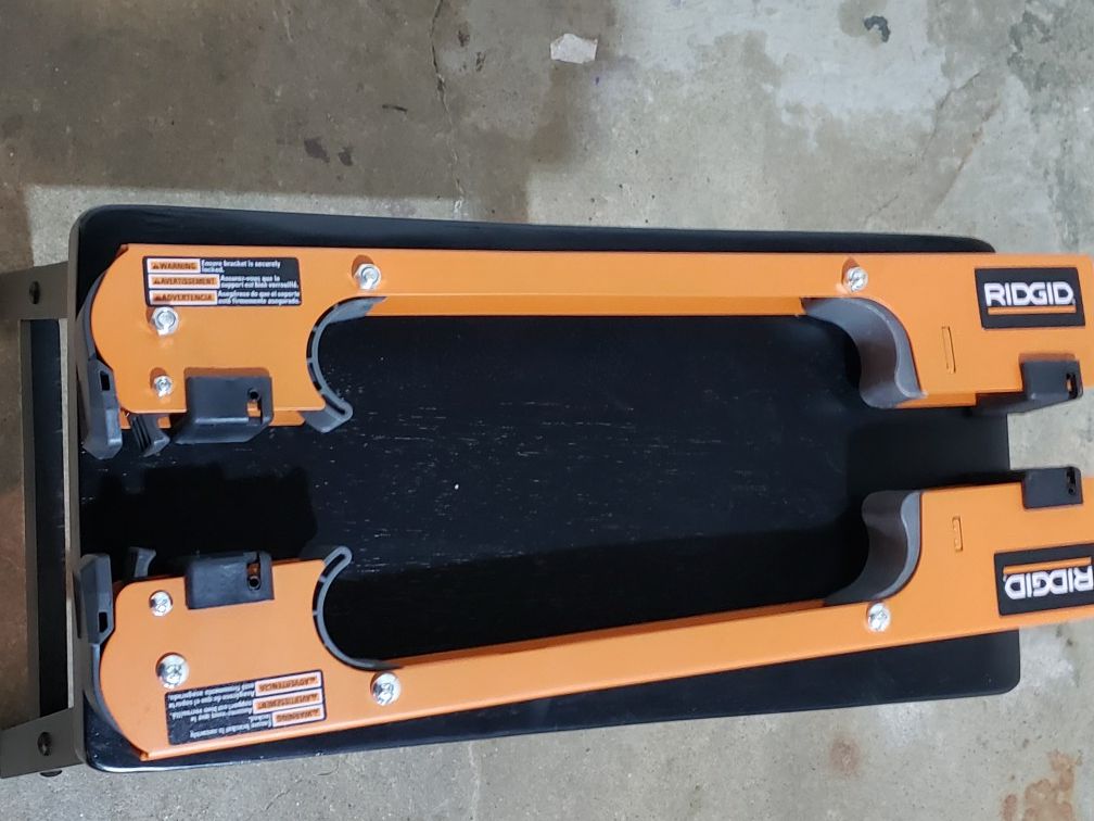 New Ridgid tablesaw or miter saw MOUNTING BRACKET