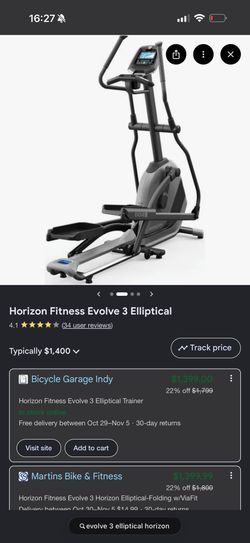 Horizon Fitness Evolve 3 Elliptical