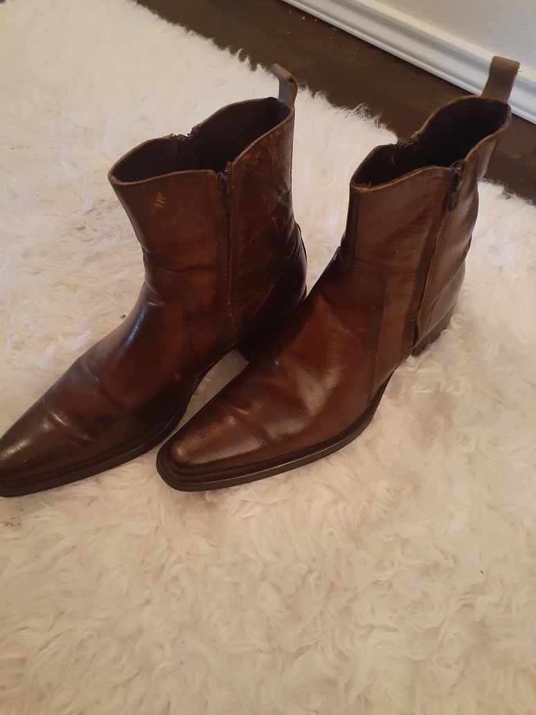 Ankle High Aldo Zipper Mens Boots Size 8