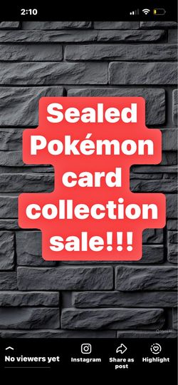 Sealed Pokémon collection sale