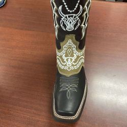 Botas Vaqueras de Piel bordadas para hombre