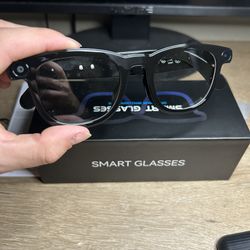 AI Smart Glasses w/ Camera + Bluetooth Audio (Meta Style)