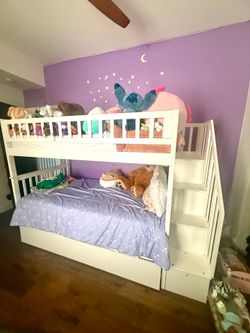 Twin Bunk Bed with Trundle