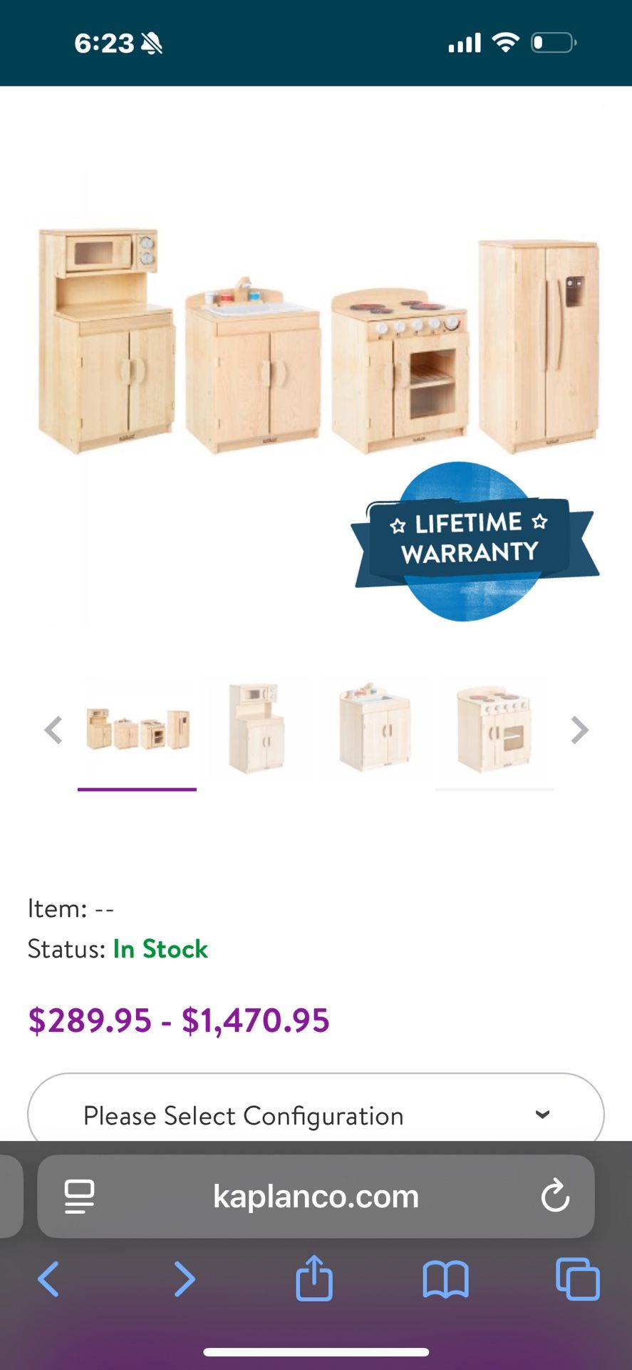 KAPLAN 4 Piece Kitchen Set