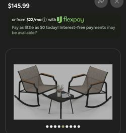 Patio set