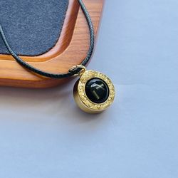 A necklace for peace, wealth and health