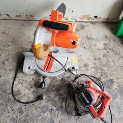 2 Saws- Miter Saw And Skill Saw
