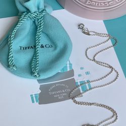 Tiffany & Co. Elsa Peretti Alphabet Letter M Pendant in Silver NEW $450