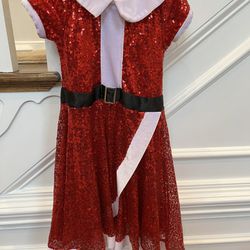 Girls Holiday Dress Size 6 - Red Sequin