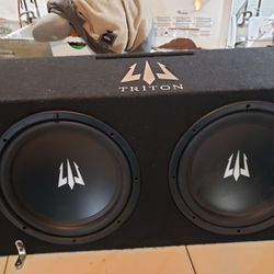 Triton 12” subwoofer/amp