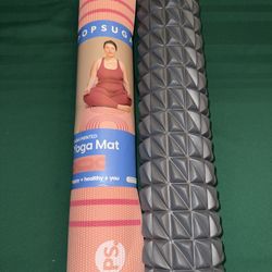 Exercise Package--Massage Roller and Exercise Mat