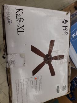 Minka-Aire F696-BNK Kaf??-XL 60 Inch Ceiling Fan in Brushed Nickel Finish