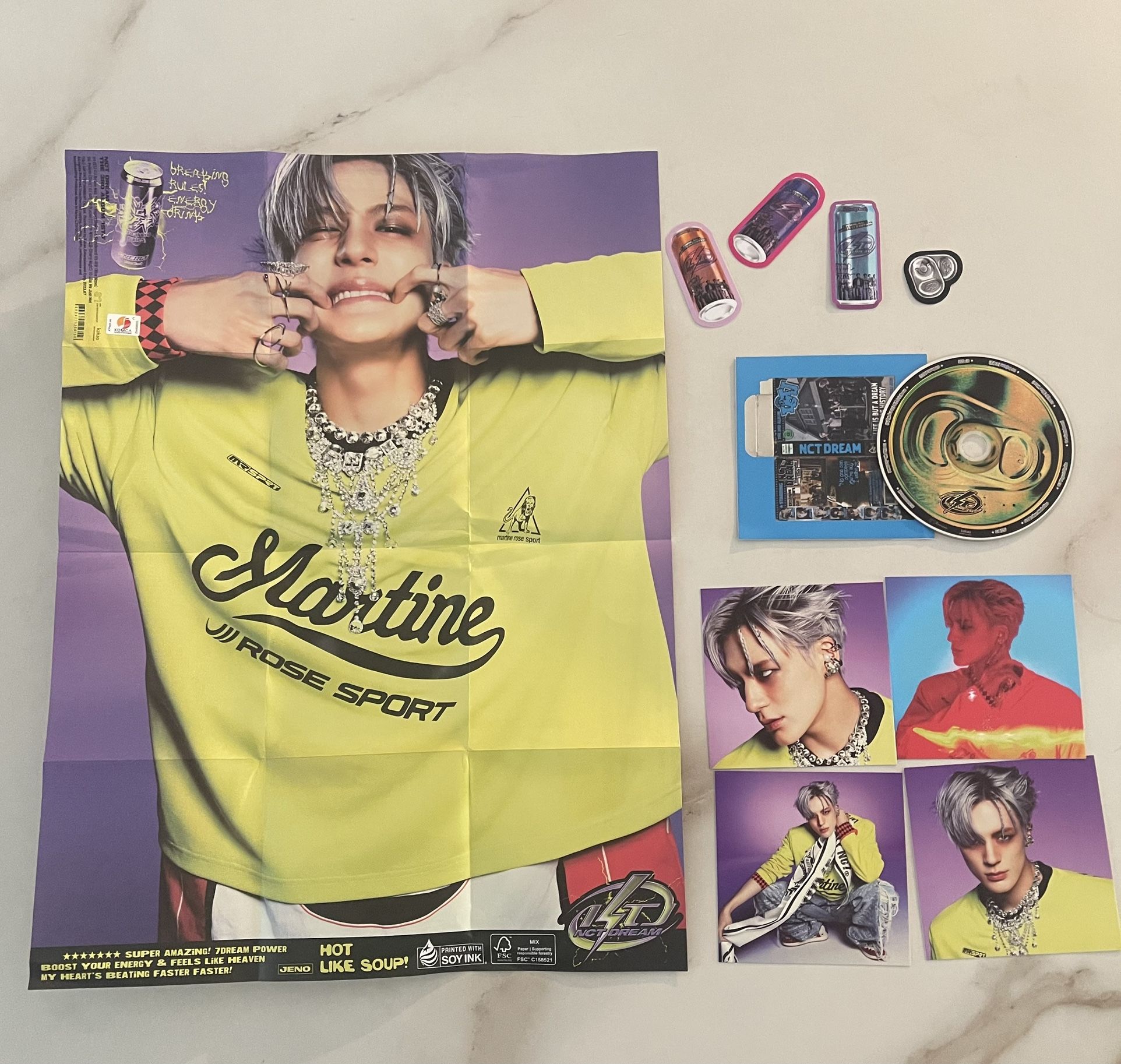 NCT Dream ISTJ 3rd Album - open box