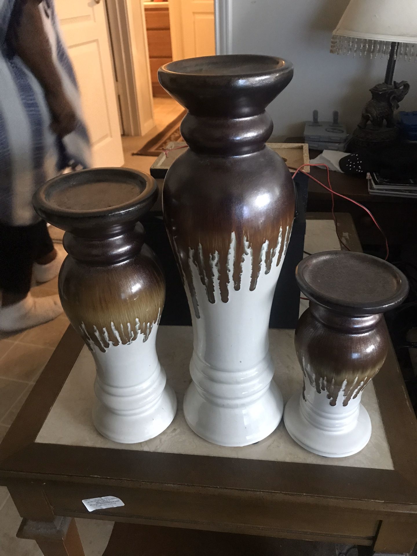 3 piece candle holder