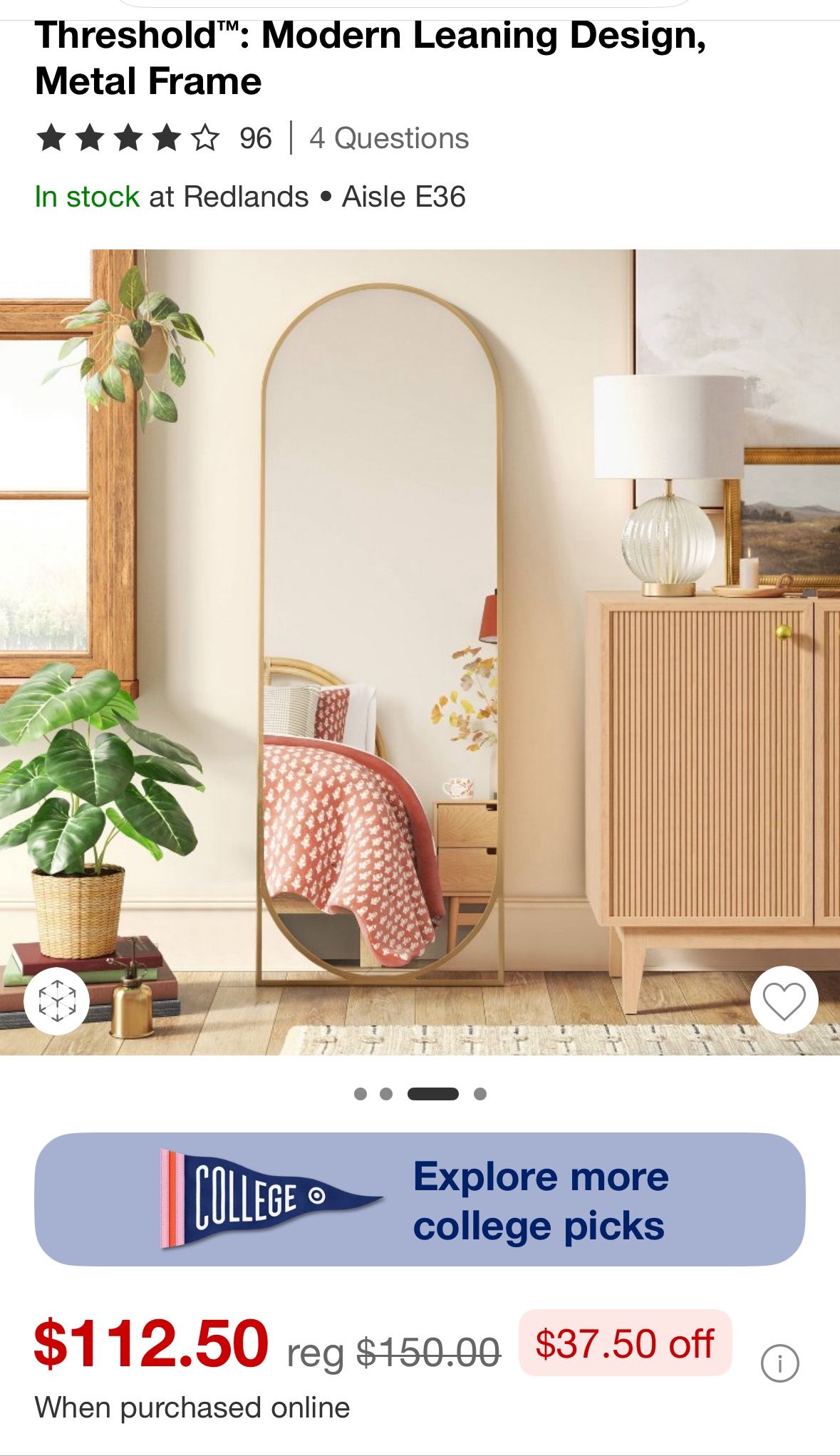 Beautiful Floor Mirror