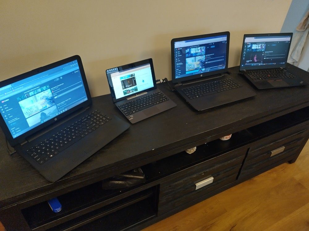 4 - Notebooks - Lenovo, HP , Asus - Windows 11 Pro - 2025 Plus Apps - $400 For All