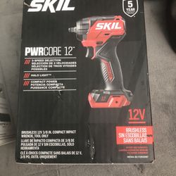 SKIL PWR CORE 12-volt 1/2-in Keyless Brushless Cordless Drill Driver Kit - NEW !