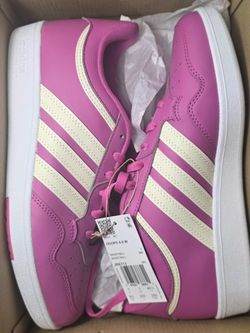 Adidas Hoops 4.0 W Women's Basketball Shoes Pink/White JR6713 Size 8.5 NEW Box