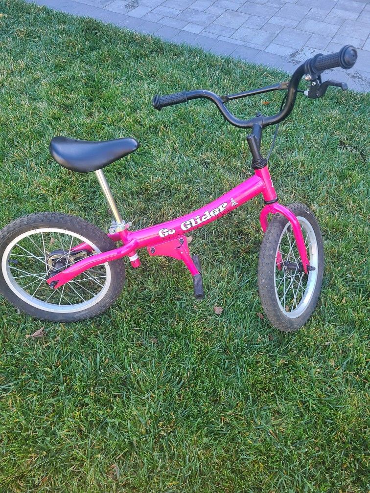  Go Glider 16" Balance Bike Pink Kids Bike