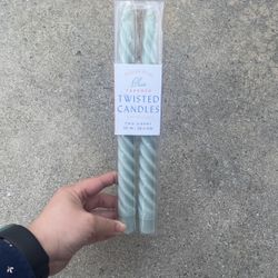 Blue Tall Candles