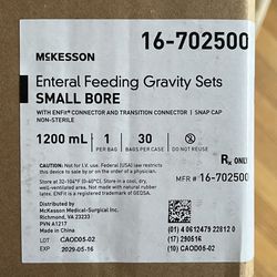 McKesson Enteral Supplies 30 Count