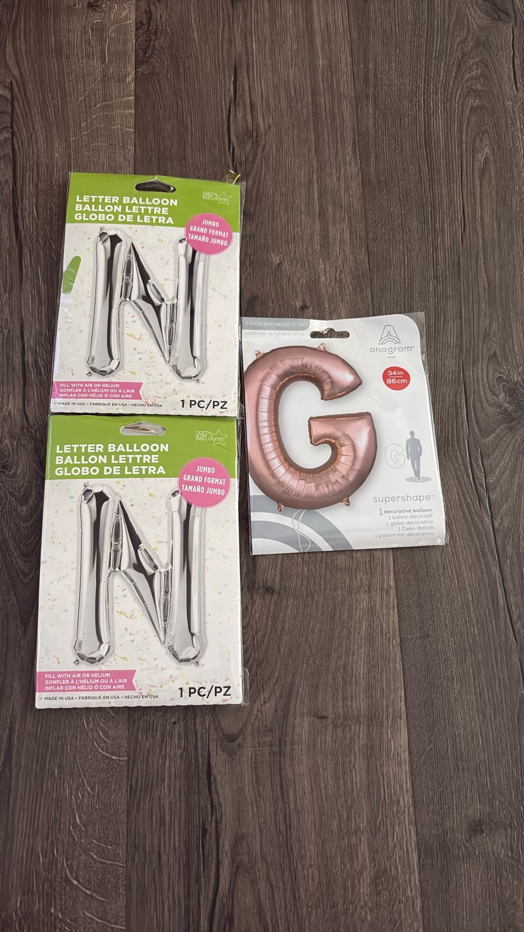 Letter Balloons