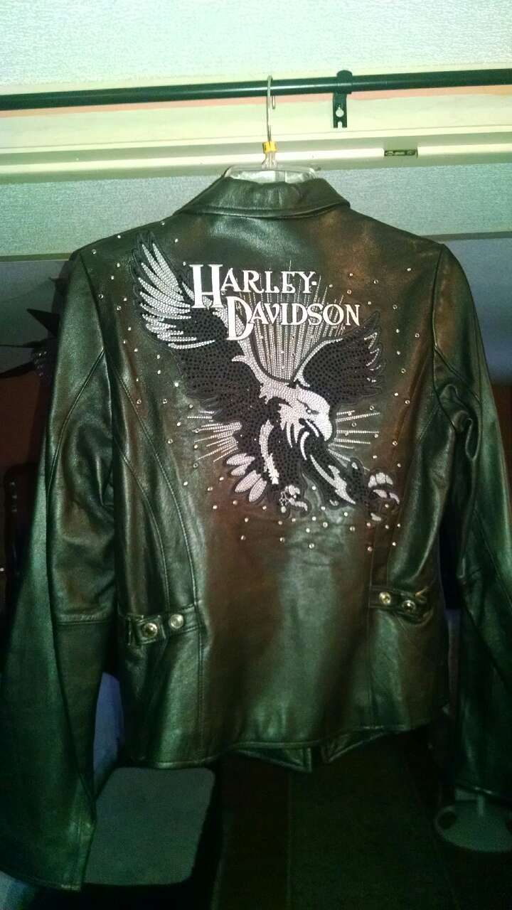 Harley Davidson Leather Motorcycle Jacket (S)