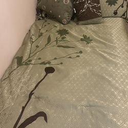 Twins Bed With Mattress And Confort Set 