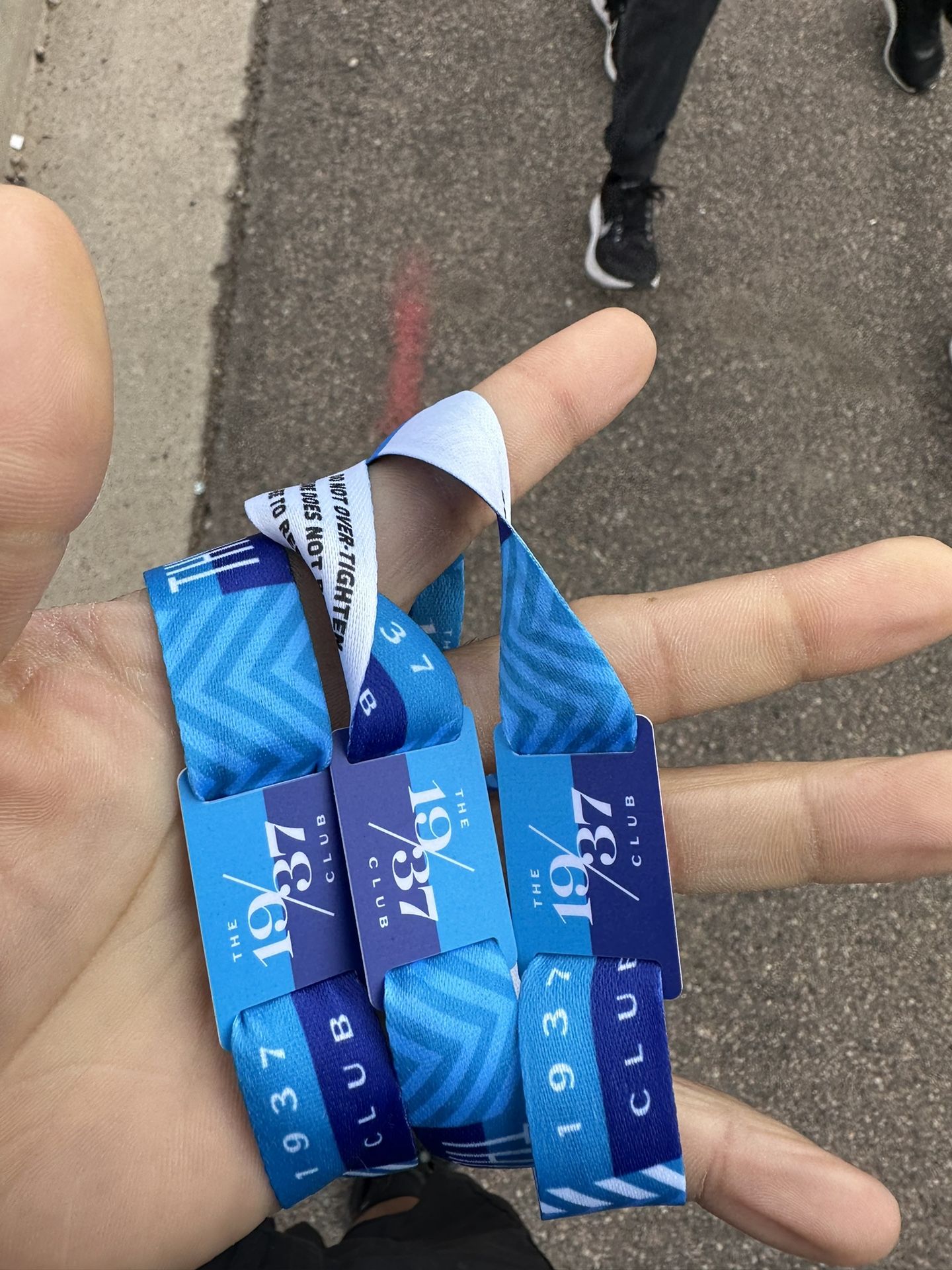 1937 CLUB Thursday Wristbands For Sale